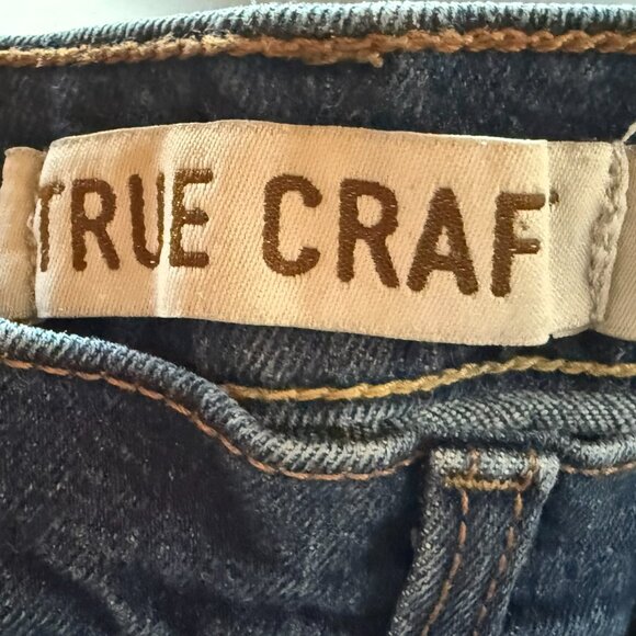 True Craft Slim Fit 5-Pocket Denim 32x32 * Preloved Men's - Picture 6 of 6